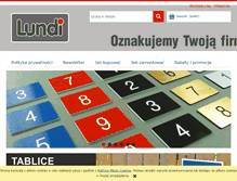 Tablet Screenshot of poniedzialek.pl